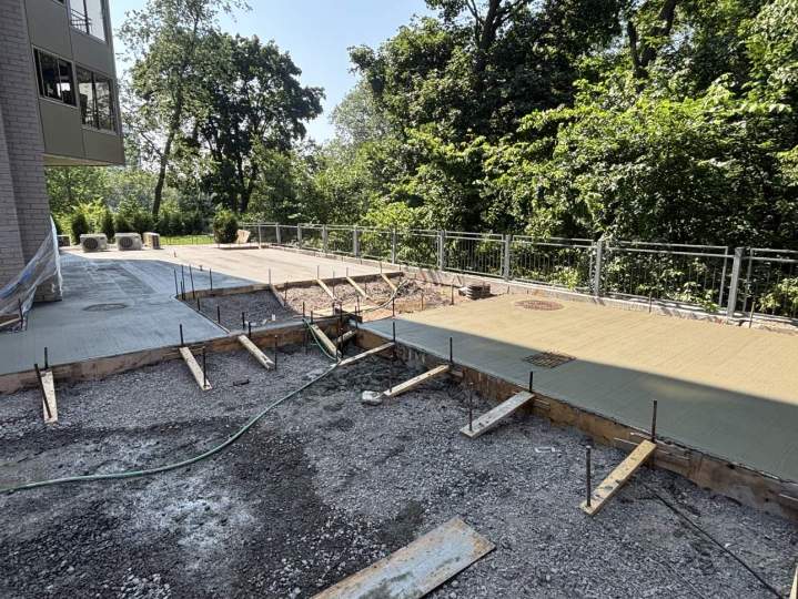 Pose de dalle de béton, L'Ancienne-Lorette